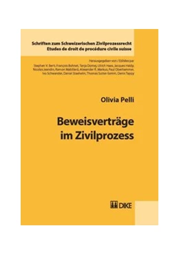 Abbildung von Pelli | Beweisverträge im Zivilprozess | 1. Auflage | 2012 | 14 | beck-shop.de