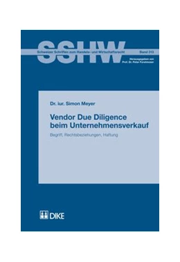 Abbildung von Meyer | Vendor Due Diligence beim Unternehmensverkauf | 1. Auflage | 2013 | 313 | beck-shop.de