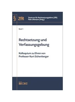 Abbildung von Uhlmann | Rechtsetzung und Verfassungsgebung | 1. Auflage | 2013 | Band 1 | beck-shop.de