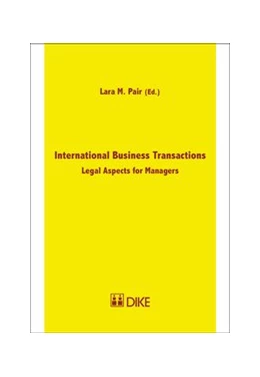 Abbildung von Pair | International Business Transactions | 1. Auflage | 2013 | beck-shop.de