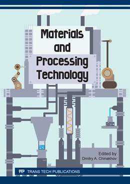Abbildung von Chinakhov | Materials and Processing Technology | 1. Auflage | 2017 | beck-shop.de