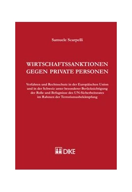 Abbildung von Scarpelli | Wirtschaftssanktionen gegen private Personen | 1. Auflage | 2015 | beck-shop.de