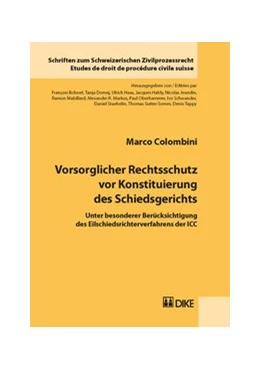 Abbildung von Colombini | Vorsorglicher Rechtsschutz vor Konstituierung des Schiedsgerichts | 1. Auflage | 2016 | 23 | beck-shop.de