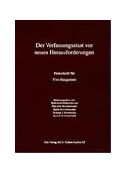 Abbildung von Ehrenzeller / Mastronardi | Der Verfassungsstaat vor neuen Herausforderungen | 1. Auflage | 1998 | beck-shop.de