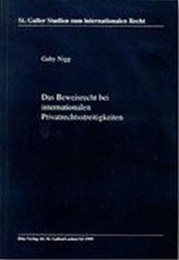 Abbildung von Nigg | Das Beweisrecht bei internationalen Privatrechtsstreitigkeiten | 1. Auflage | 1999 | 26 | beck-shop.de