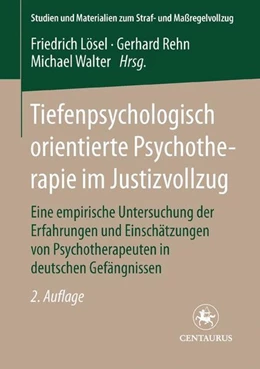 Abbildung von Pecher | Tiefenpsychologisch orientierte Psychotherapie im Justizvollzug | 1. Auflage | 2016 | beck-shop.de