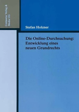 Abbildung von Holzner | Die Online-Durchsuchung | 1. Auflage | 2016 | beck-shop.de