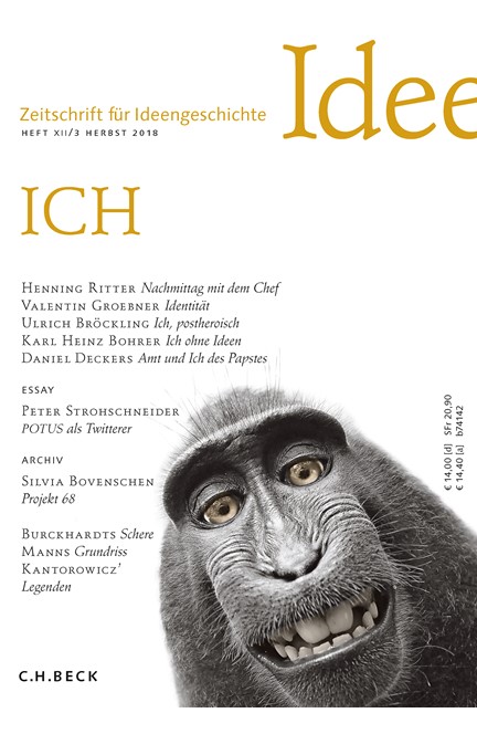 Cover: , Zeitschrift für Ideengeschichte Heft XII/3 Herbst 2018