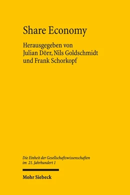 Abbildung von Dörr / Goldschmidt | Share Economy | 1. Auflage | 2018 | beck-shop.de