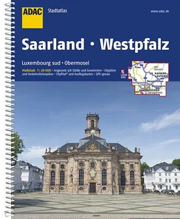 Abbildung von ADAC Stadtatlas Saarland, Westpfalz 1:20 000 mit Luxemburg Sud, Obermosel | 9. Auflage | 2017 | beck-shop.de