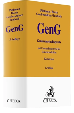 Abbildung von Pöhlmann / Bloehs | Genossenschaftsgesetz: GenG | 5. Auflage | 2024 | beck-shop.de