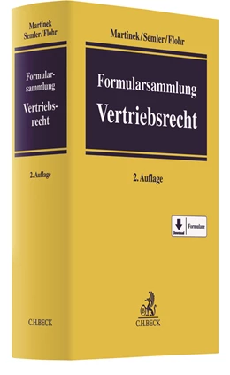 Abbildung von Martinek / Semler | Formularsammlung Vertriebsrecht | 2. Auflage | 2021 | beck-shop.de
