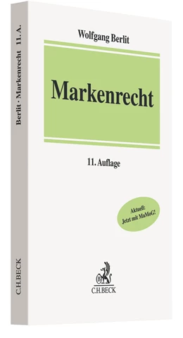 Abbildung von Berlit | Markenrecht | 11. Auflage | 2019 | beck-shop.de