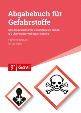 Abbildung von Abgabebuch für Gefahrstoffe | 1. Auflage | 2017 | beck-shop.de