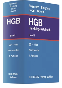 Abbildung von Ebenroth / Boujong | Handelsgesetzbuch: HGB, Band 1: §§ 1-342e | 4. Auflage | 2020 | beck-shop.de