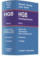 Abbildung von Ebenroth / Boujong / Joost / Strohn | Handelsgesetzbuch: HGB, Band 2: §§ 343-475h, Transportrecht, Bank- und Börsenrecht | 4. Auflage | 2020 | beck-shop.de