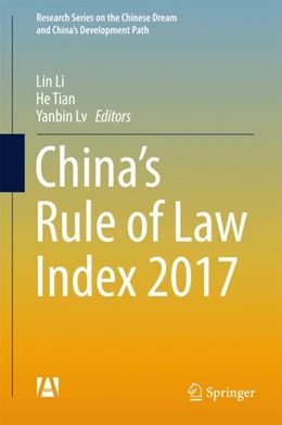 Abbildung von Li / Tian | China's Rule of Law Index 2017 | 1. Auflage | 2018 | beck-shop.de