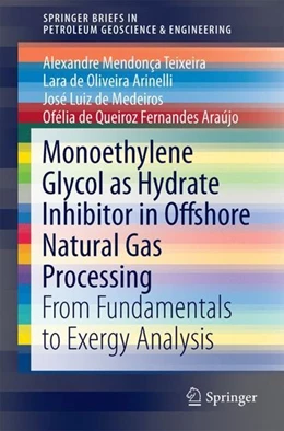 Abbildung von Mendonça Teixeira / de Oliveira Arinelli | Monoethylene Glycol as Hydrate Inhibitor in Offshore Natural Gas Processing | 1. Auflage | 2017 | beck-shop.de