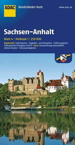Abbildung von ADAC BundesländerKarte Deutschland Blatt 4 Sachsen-Anhalt 1:250 000 | 4. Auflage | 2017 | beck-shop.de