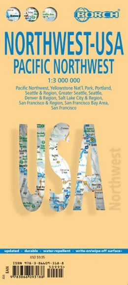 Abbildung von Northwest-USA 1. Pacific Northwest 1 : 3 000 000 & City Maps | 16. Auflage | 2017 | beck-shop.de