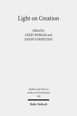 Abbildung von Roskam / Verheyden | Light on Creation | 1. Auflage | 2017 | beck-shop.de