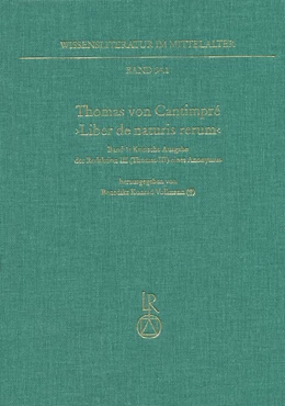 Abbildung von Vollmann (†) | Thomas von Cantimpré ›Liber de naturis rerum‹ | 1. Auflage | 2017 | 54.1 | beck-shop.de