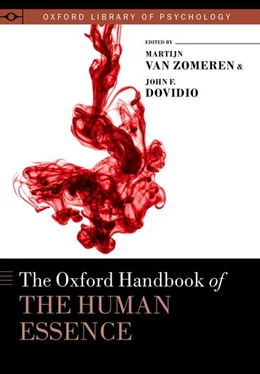 Abbildung von Dovidio / van Zomeren | The Oxford Handbook of the Human Essence | 1. Auflage | 2018 | beck-shop.de