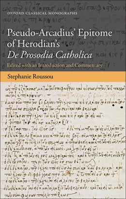 Abbildung von Roussou | Pseudo-Arcadius' Epitome of Herodian's De Prosodia Catholica | 1. Auflage | 2018 | beck-shop.de
