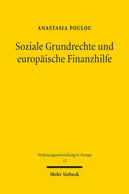 Abbildung von Poulou | Soziale Grundrechte und europäische Finanzhilfe | 1. Auflage | 2018 | 12 | beck-shop.de