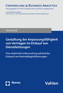 Abbildung von David | Gestaltung der Anpassungsfähigkeit von Verträgen im Einkauf von Dienstleistungen | 1. Auflage | 2017 | beck-shop.de