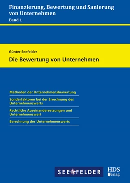 Abbildung von Seefelder | Die Bewertung von Unternehmen | 1. Auflage | 2020 | Band 1 | beck-shop.de
