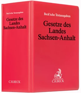 Abbildung von Gesetze des Landes Sachsen-Anhalt | 79. Auflage | 2022 | beck-shop.de