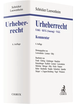 Abbildung von Schricker / Loewenheim | Urheberrecht | 6. Auflage | 2020 | beck-shop.de