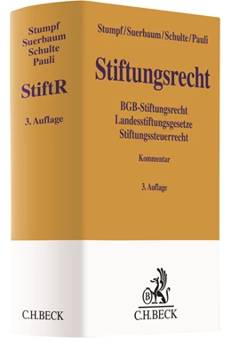 Abbildung von Stumpf / Suerbaum | Stiftungsrecht: StiftR | 3. Auflage | 2018 | beck-shop.de