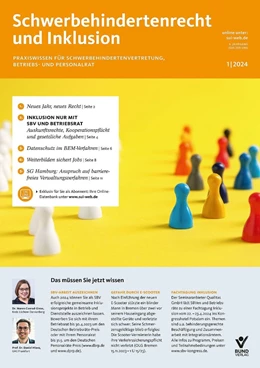 Abbildung von Schwerbehindertenrecht und Inklusion | 2. Auflage | 2024 | beck-shop.de