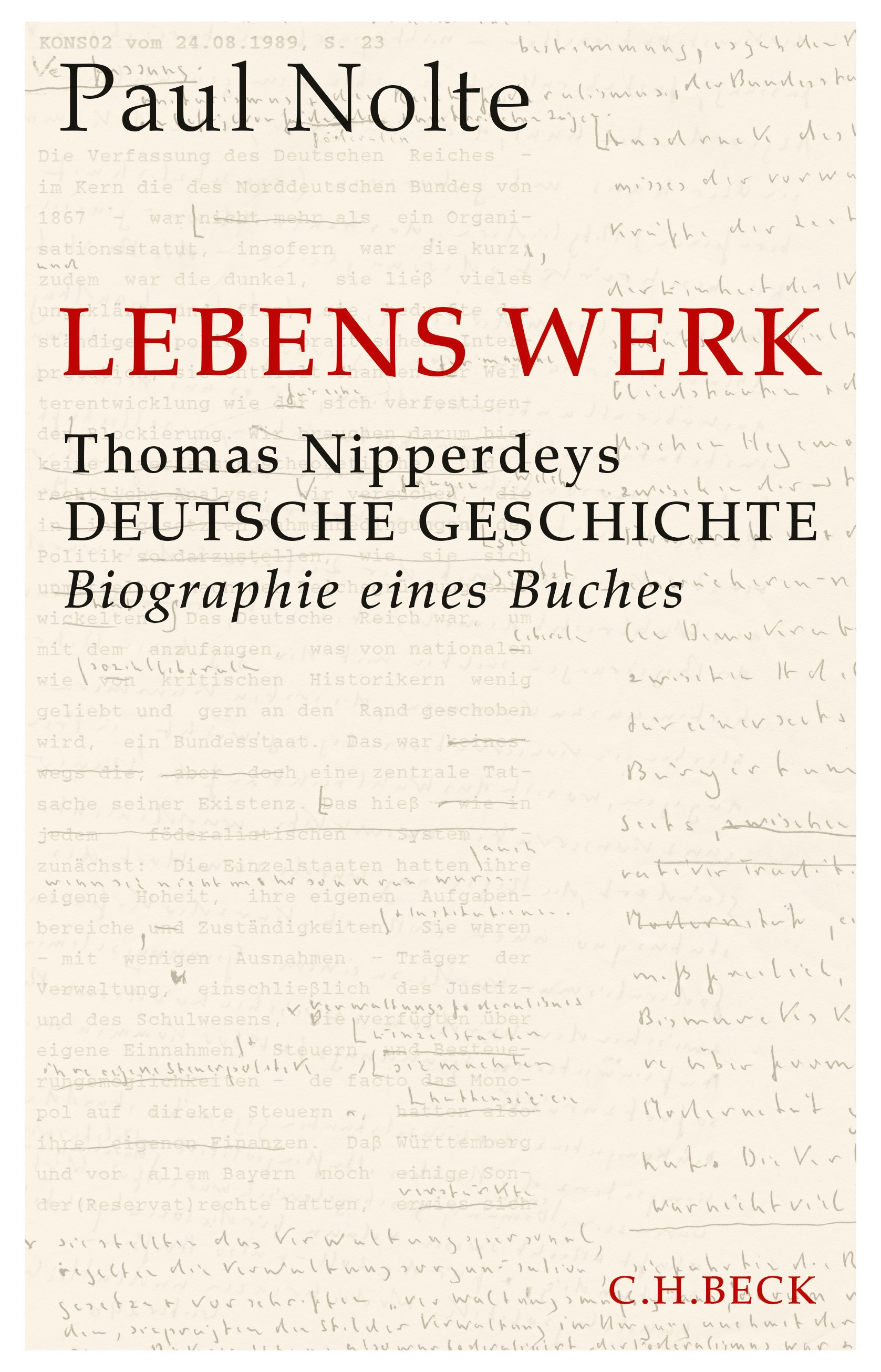 Cover: Nolte, Paul, Lebens Werk