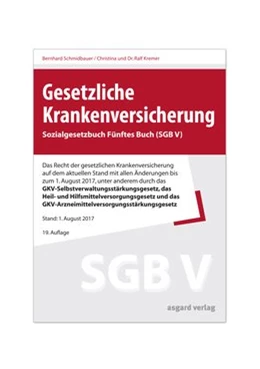 Abbildung von Kremer / Schmidbauer | Gesetzliche Krankenversicherung | 19. Auflage | 2017 | beck-shop.de