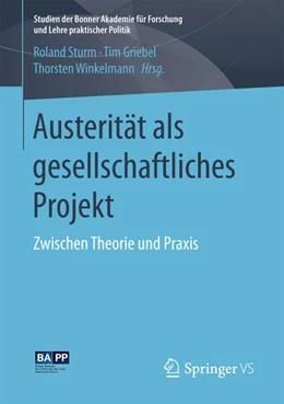 Abbildung von Sturm / Griebel | Austerität als gesellschaftliches Projekt | 1. Auflage | 2017 | beck-shop.de