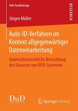 Abbildung von Müller | Auto-ID-Verfahren im Kontext allgegenwärtiger Datenverarbeitung | 1. Auflage | 2017 | beck-shop.de