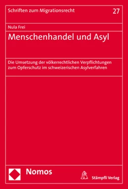 Abbildung von Frei | Menschenhandel und Asyl | 1. Auflage | 2018 | 27 | beck-shop.de