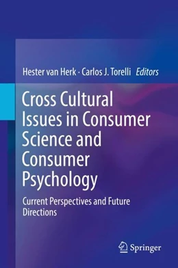 Abbildung von Herk / Torelli | Cross Cultural Issues in Consumer Science and Consumer Psychology | 1. Auflage | 2017 | beck-shop.de