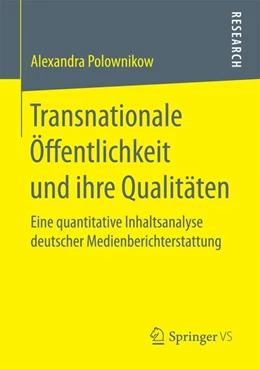Abbildung von Polownikow | Transnationale Öffentlichkeit und ihre Qualitäten | 1. Auflage | 2017 | beck-shop.de