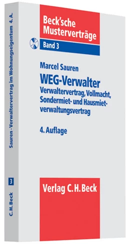 Abbildung von Sauren | WEG-Verwalter | 4. Auflage | 2009 | Band 3 | beck-shop.de