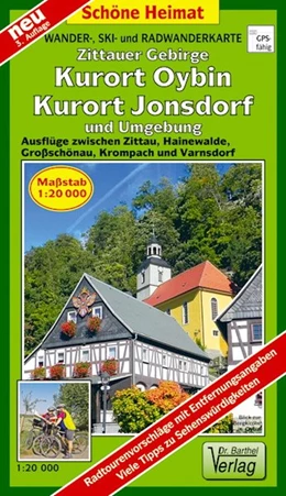 Abbildung von Zittauer Gebirge, Kurort Oybin, Kurort Jonsdorf und Umgebung 1:20 000 Wander- und Radwanderkarte | 3. Auflage | 2017 | beck-shop.de