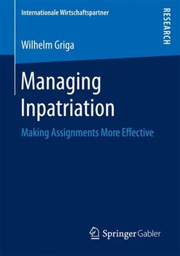 Abbildung von Griga | Managing Inpatriation | 1. Auflage | 2017 | beck-shop.de