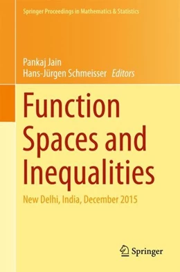 Abbildung von Jain / Schmeisser | Function Spaces and Inequalities | 1. Auflage | 2017 | beck-shop.de