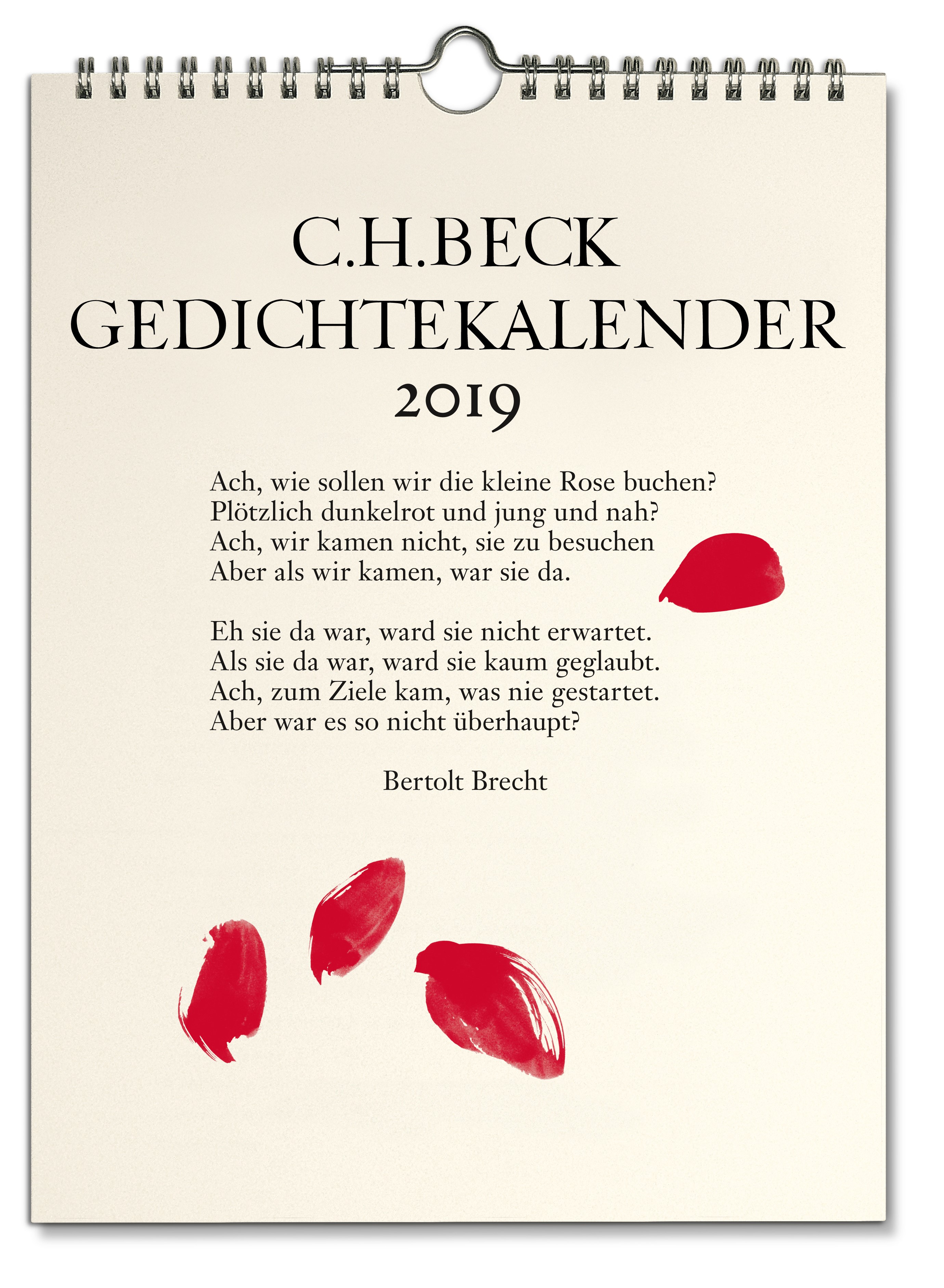 Cover:, C.H. Beck Gedichtekalender