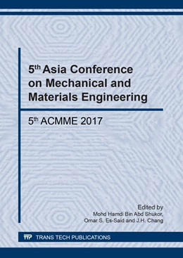 Abbildung von Bin Abd Shukor / Es-Said | 5th Asia Conference on Mechanical and Materials Engineering | 1. Auflage | 2017 | Volume 909 | beck-shop.de