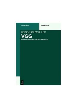 Abbildung von Heine / Holzmüller | VGG | 1. Auflage | 2019 | beck-shop.de
