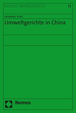 Abbildung von Stark | Umweltgerichte in China | 1. Auflage | 2017 | 71 | beck-shop.de
